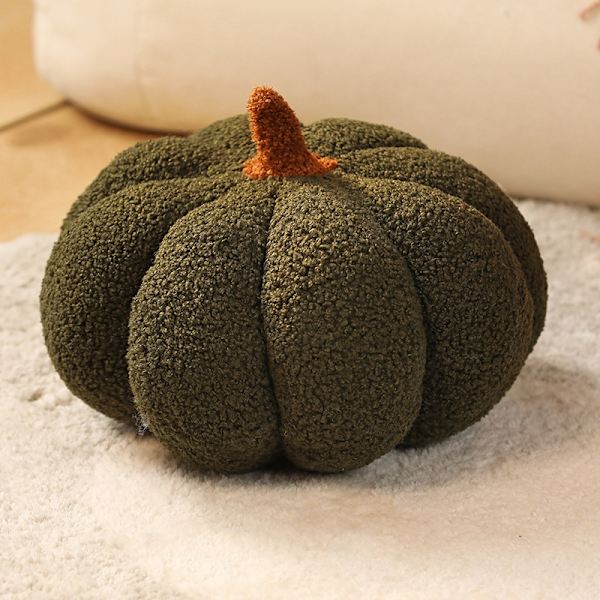 Halloween gresskar pute plysj hjemmedekorasjoner - Perfet dark green