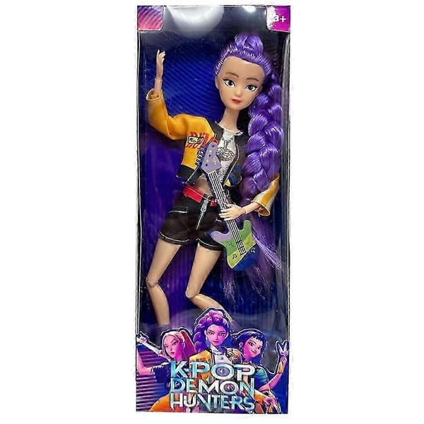 3-delars Kpop Devil Hunter Dockset - Rumi, Mira, Zoey Actionfigurer, Utsökta DIY-dockor