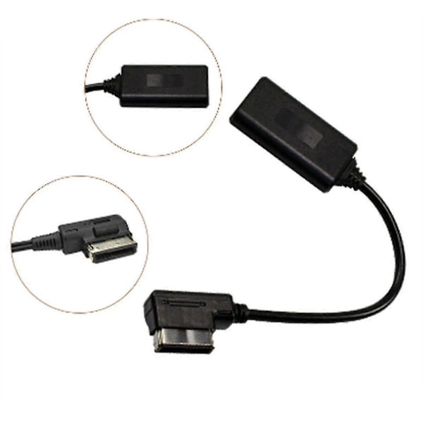 MMI Trådløs Aux Bluetooth 5.0 Adapter Kabel Audio Musikafspiller til A3 A4 B8 B6 Q5 A5 A7 R7 S5 A6L A8L{jkw}-Perfet