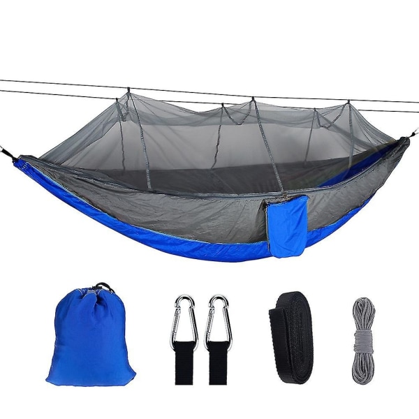 Utendørs hengekøye Outdoor Mesh Mosquito Hammock - Perfet gray