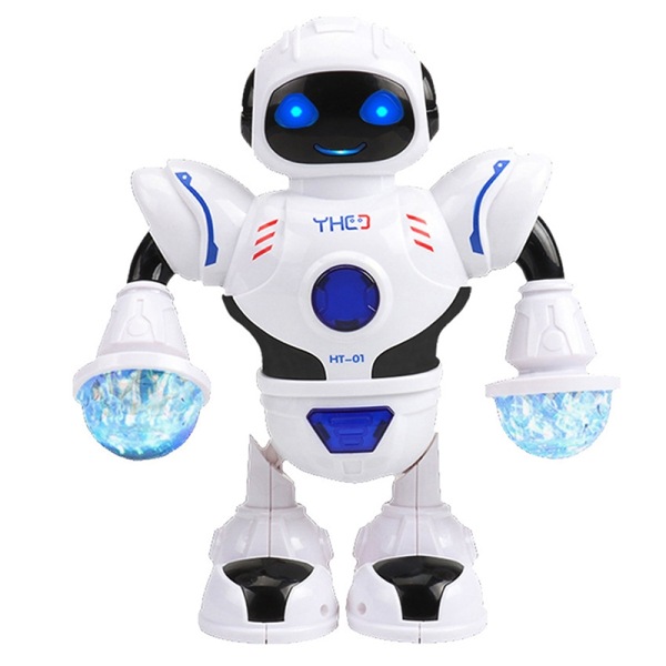 Perfekta leksaker för pojkar Robot Barn Toddler Robot 2 3 4 5 6 7 8 9 år gammal - Perfet White one size