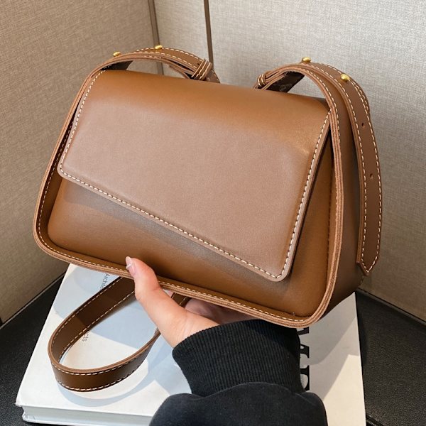 Advanced Texture Niche Bag Uusi naisten laukku Suosittu Olkalaukku Olkavarsi Pieni Neliömäinen Laukku - Perfet beigewhite