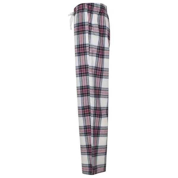 SF Dam/Dam Tartan Loungebyxor Vit/Rosa - Perfet White/Pink XL