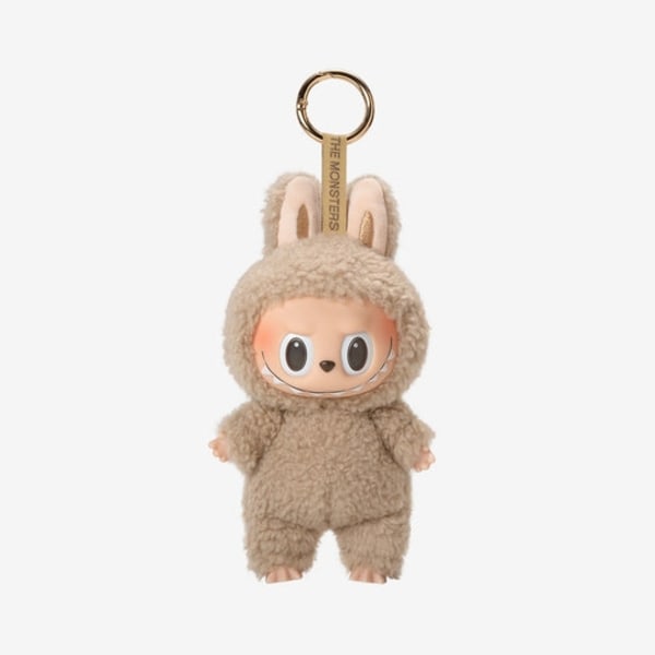 Pop Mart Raboo Monsters – Spændende Macaron Plys Nøglering Serie (1 Blind Box, 1.0)- Perfekt one Generation litchi