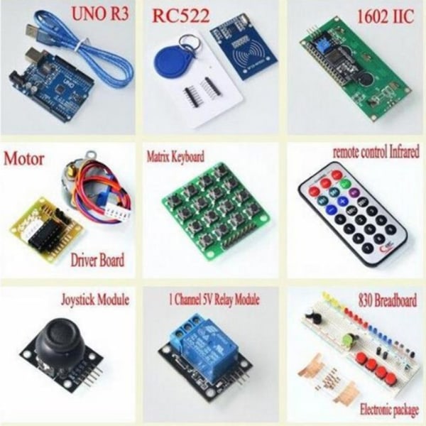 Arduino UNO R3 Opgraderet Version Learning Suite - Perfet