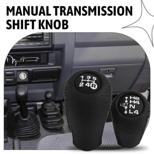 Kompatibel med Land Cruiser 70 Manuel Gearknop Sort-Perfekt