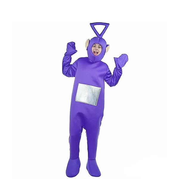 4 Färger Teletubbies Cosplay För Vuxna Rolig Tinky Winky Dipsy Laa-laa Po Anime Karneval Kostym Kläder Fint Klädsel Barn - Perfekt Men Blue Men M