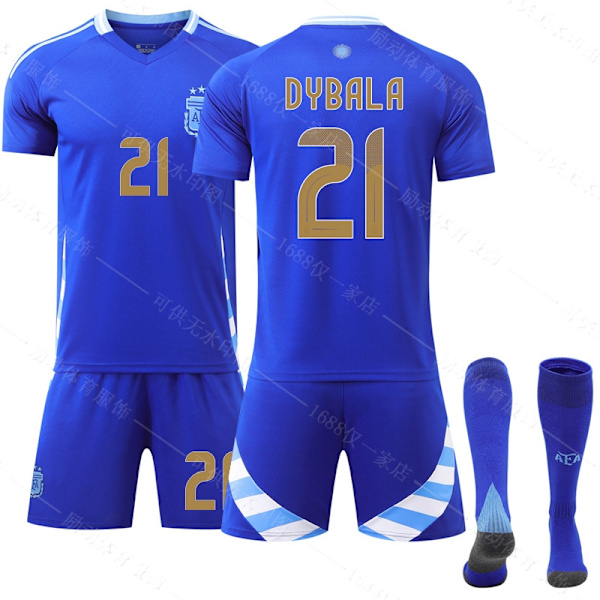 Gos- 2425 America's Cup Argentina Fotballdrakt 21 Dybala- Perfekt 21 DYBALA 26