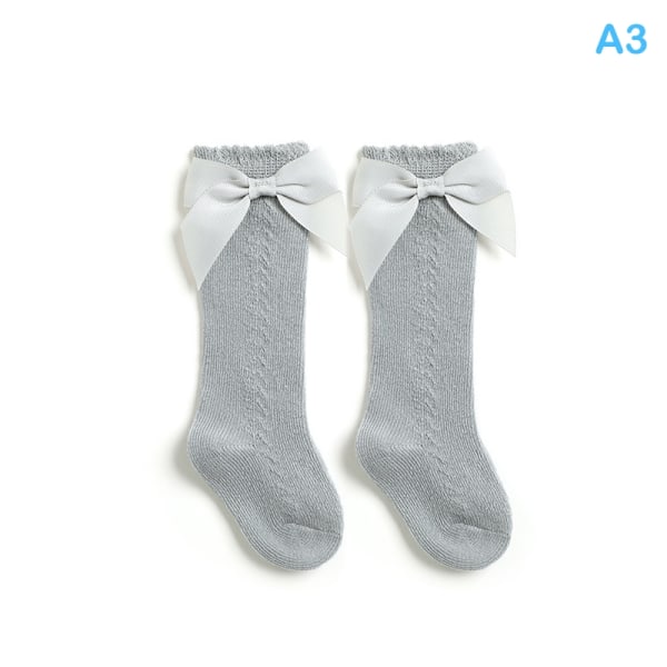 Bowknot barnesokker med løs munn tube sokker tynn seksjon Me - Perfet A2