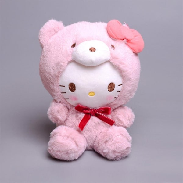 20cm Kawaii Sanrio Plysch Kuromi My Melody Soft Toys Tecknad Heminredning Present - Perfet KT Cat