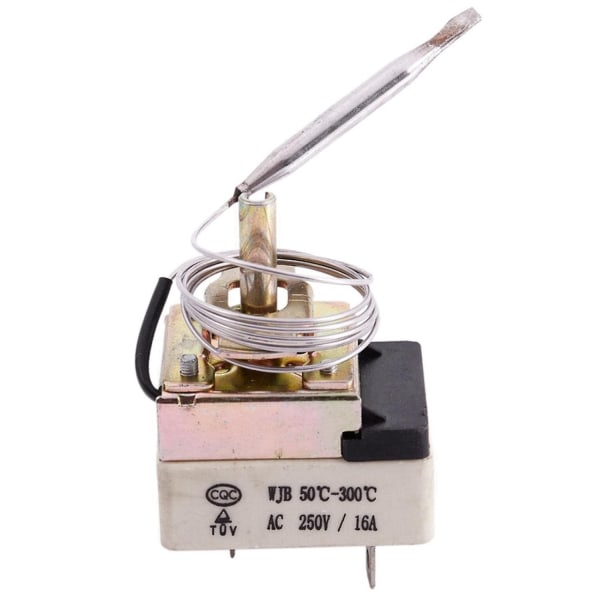 Ac 16a 250v 50 til 300 celsius grader 3 pins Nc kapillærtermostat for elektrisk ovn - Perfet
