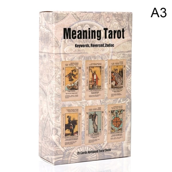 1 kortstokk 10 stiler Tarotkort Blackbird Lenormand Betydning Tarot P - Perfet one size A7