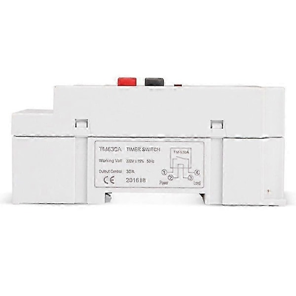 12V DC Inngang Programmerbar 24 Timers Mini Timerbryter Tidreléutgang Last Høy Effekt 30A-Perfet