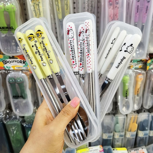 Kawaii Sanrio Set Anime Portable Kids Sticks Sp - Perfet 1