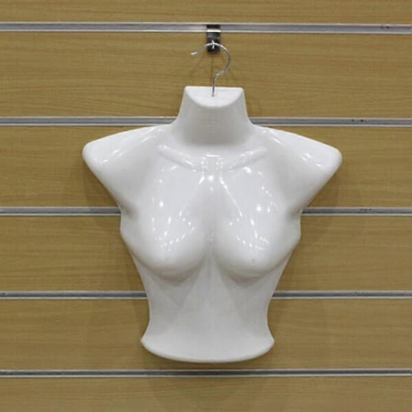 Plast Halv Kropp Kvinne Mannekeng Torso Undertøy Klesform Utstillingsstativ Rask-Perfekt