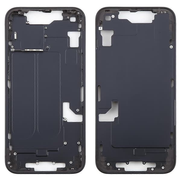 Kompatibel med iPhone 14 Mellanram Bezel Plate-Perfet Black