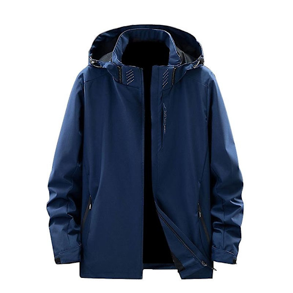 Vedenpitävä ja tuulenpitävä rento urheiluvaellus takki - Perfet Dark Blue XXL