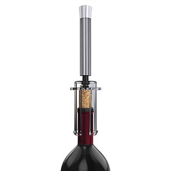 Uusi päivitetty versio Wino On The Go -viinipullonavaajasetistä, ilmapumpun pullonavaaja, tyhjiöpullonkorkki - Perfet Red