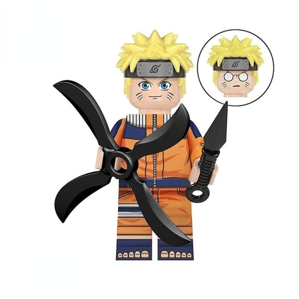 Barneleke Naruto Minifigur Julegave Bursdagsgave - Perfet