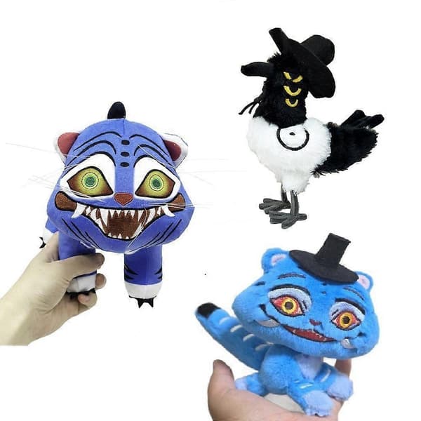 Kpop Devil Hunter Bird Tiger Pehmolelu Pinkki 20cm - Täydellinen Blue 20cm 20cm