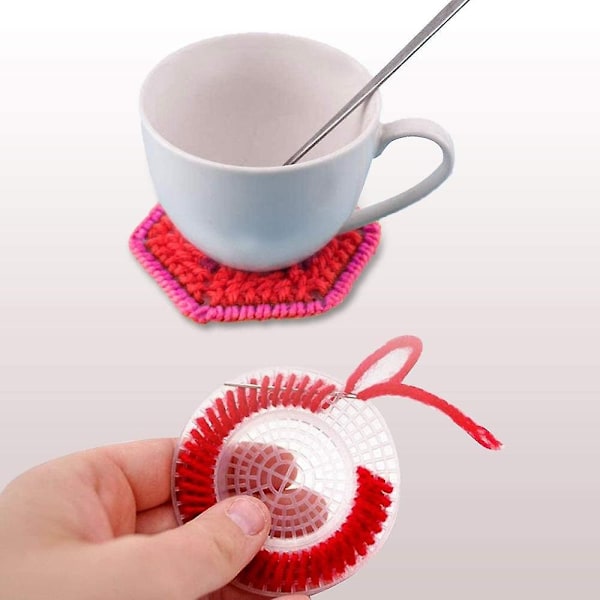 10 stk. Mesh Plastik Kanvas Ark 50x33 cm til Broderi Håndværk, Akryl Garn Håndværk, Strik-Perfekt