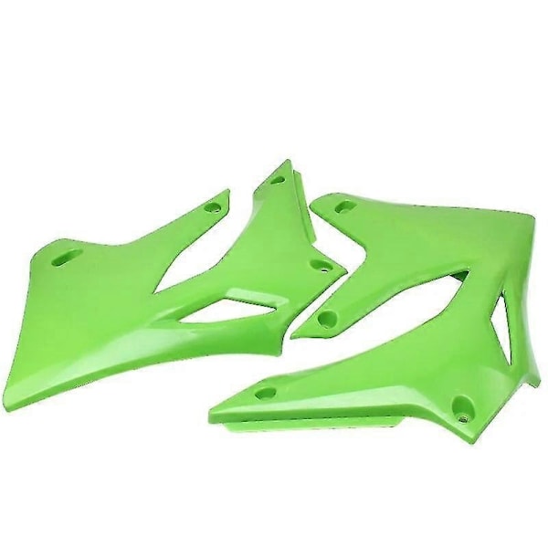 Forside og bakside tank sidepanel beskyttelsessidekledning ett par passer til Kawasaki Klx250 Klx300 1993 - 2007 Klx 250 300 - Perfet Green