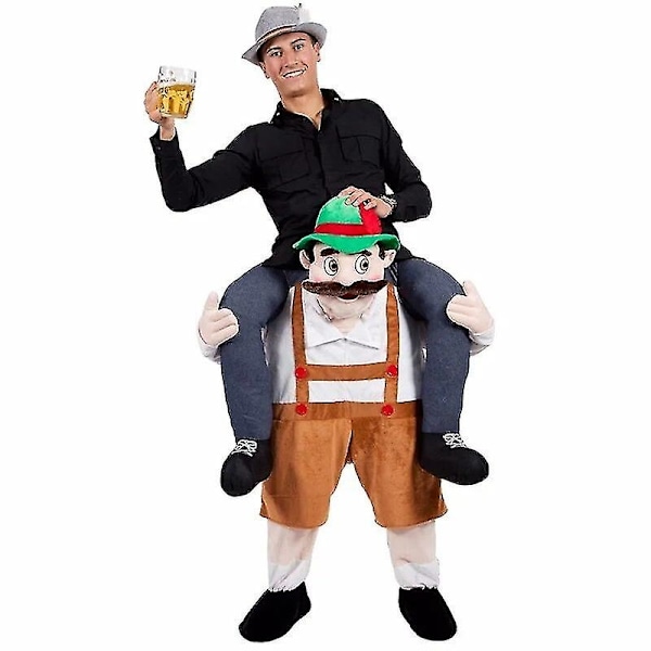 Unisex Halloween-juhlat Cosplay-asusetti Naisille Miehille Hauskat Eläinpüksyt Hieno Pukeutuminen Oktoberfest-hyppyasuja Haalarit-dwdz-Perfet A