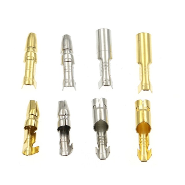 3,9 mm hunn- og hannspadeterminaler Isolerende hylsesett Wire Crimp Terminal Block Connector Sortiment Set - Perfet 360pcs