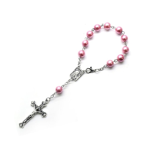 Minirosary Dopgåva 11-Pärlor Pärl Fingerrosary Bröllop Festfavorit-Perfekt 7