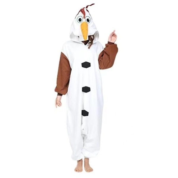 One Piece Pyjama Miesten Naisten Kodinsisustus Pariskunta Pyjama - Perfet olaf L