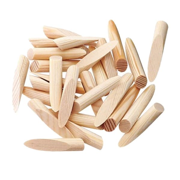 100x Massivt Tre Borhullplugg 9,5mm Lommehullplugg Lommehullskrueplugg - Perfekt