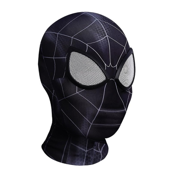 Svart Mj Spiderman Mask Hodeplagg Cosplay Scenerekvisitter-voksen Voksen - Perfet children