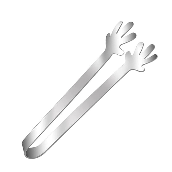 Mini madpincet i rustfrit stål, tykkere, ikke-deformerende, multifunktionel serveringspalm/hjerte/oval/firkantet glasurclips KAESI-Perfet A 0