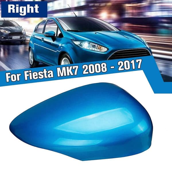 Höger Sidospegelkåpa Kompatibel med Fiesta MK7 2008 2009 2010 2011 2012 2013 2014 2015 2-Perfekt