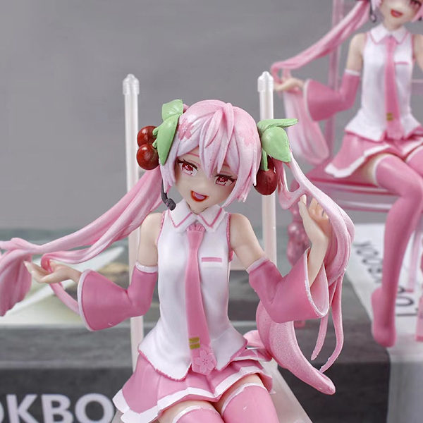 Anime Figur Vocaloid Sakura Miku Action Figurer 16m Toy Kawai - Perfet C