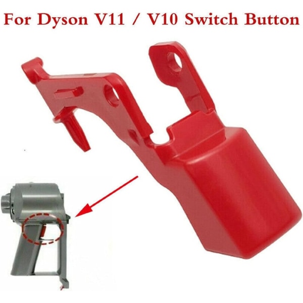 Slitesterk rød strømbryterknapp for Dyson V10 V11 støvsuger，Tung - Perfet
