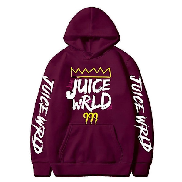 Rapper Juice Wrld 999 O-Neck Genser Menn/Kvinner Mote Langermet Vår Høst Hettegensere Genser Hip hop topper Pullover-Perfet Red 3XL