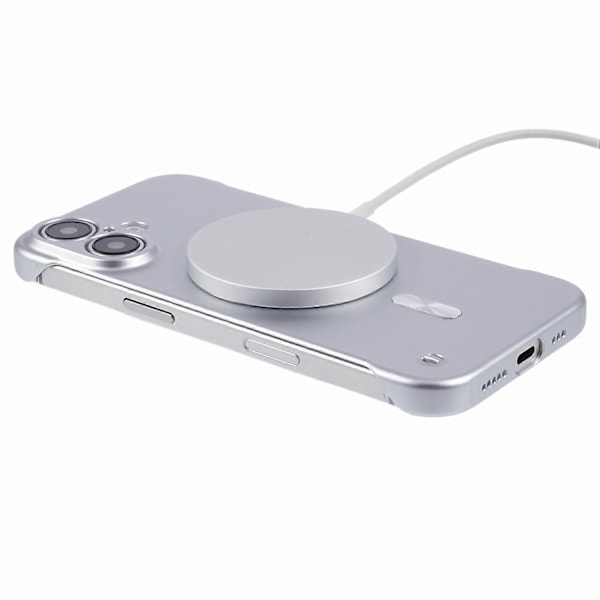 Til iPhone 16 Plus Cover, Kompatibel med MagSafe Hård PC Rammeløs Telefon Cover - Perfekt Style B