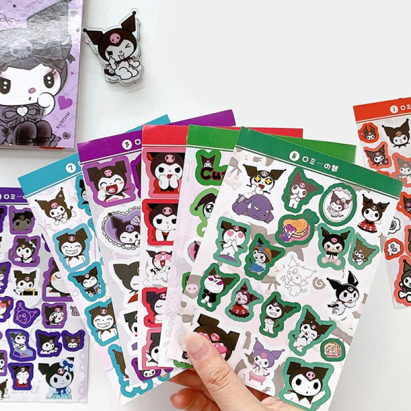 450 stk Cartoon e Stickers Brevpapir Sanrio Stickers Kuromi - Perfet A6