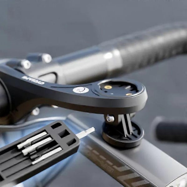 2025 Ny 2-i-1 Cykeldækjern Kofod til Vandring/Udendørsbrug - Perfekt black without tools