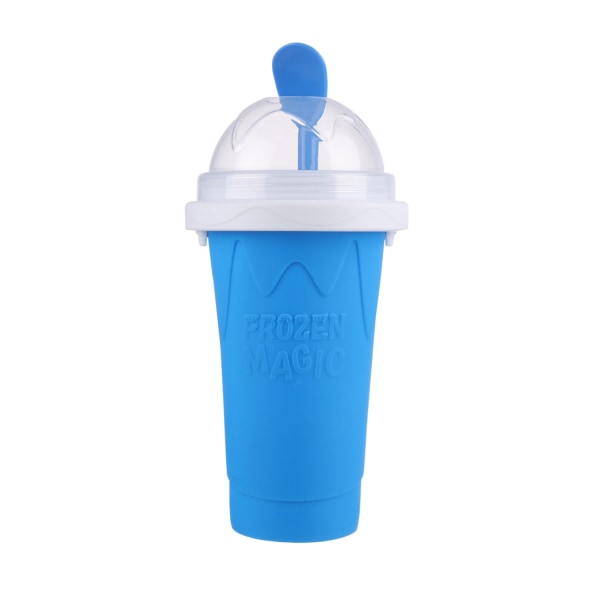 1. Frozen Magic Squeeze Cup Slushy Maker Cup blå - Perfet