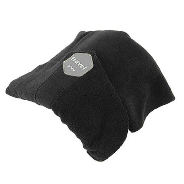 Pehmeä mukava matkatyyny Superpehmeä niskaa tukeva niskatyyny Black 19*19*9cm