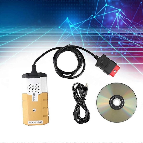 Kompatibel med 9241A V3.0 V2021.11 OBD2 Kode Leser Dobbel-Board Bluetooth Feildeteksjonsenhet Gull-Perfet