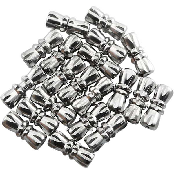 20 st fatskruvspännen gör-det-själv-tillbehör för halsband Armband Smycken Göra anpassade lås Jordnötslås- Perfet