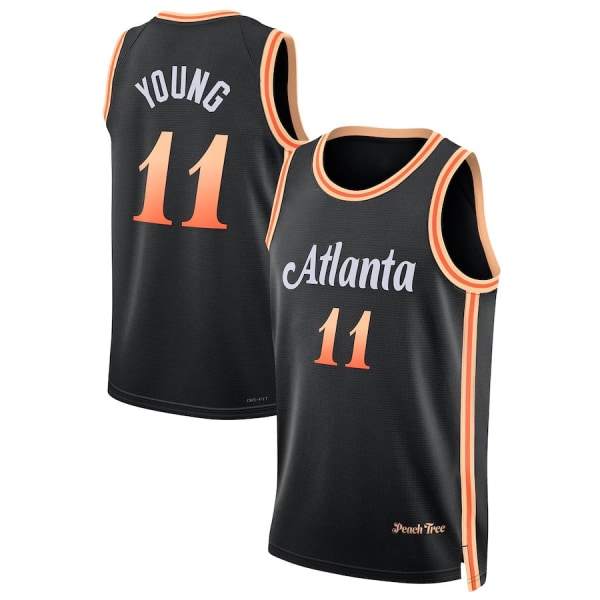 Perfekt 2023 New Season NBA City Edition Jersey ATL NO 11 Jersey - Perfet XL