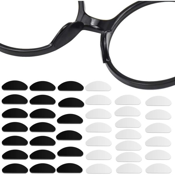 20 par næsepuder til briller Selvklæbende briller næsepuder briller