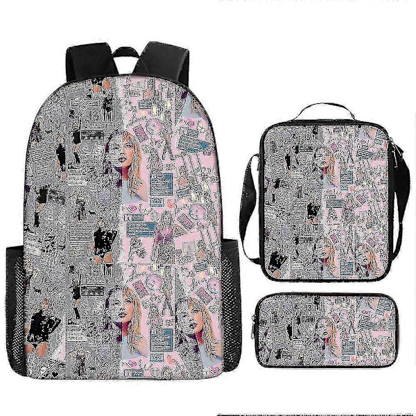 Taylor Swift Skolesett med tre deler for studenter (ryggsekk + matpose + pennal) - Perfekt Product 7