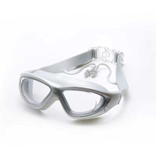 Svømmebriller menn og kvinner stor ramme flat lys dykking go - Perfet grey One Size