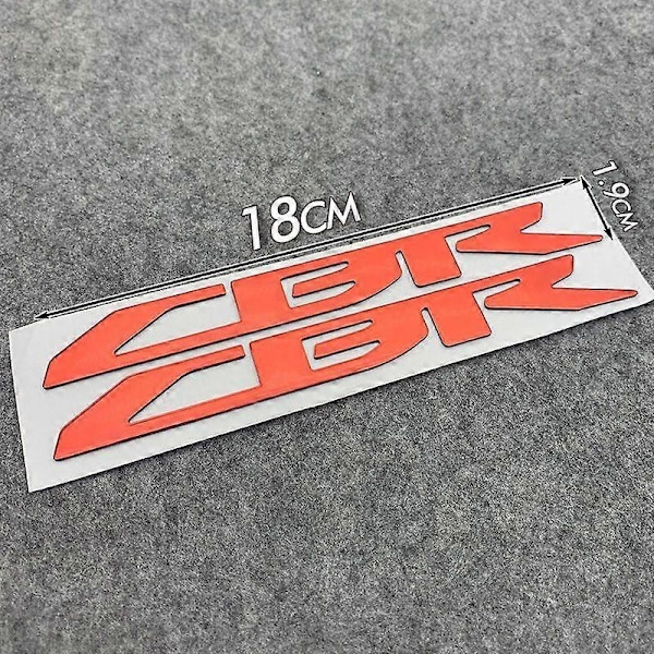 Bilmodifikation Tredimensionelt LOGO Logo Vandtæt Mærkat Kompatibel med CBR 500R/650R/400R-Perfet red