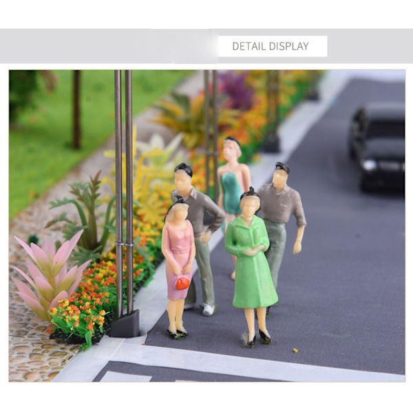 100 stk Plast People Figurer 1/100 - Perfet